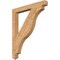 Ekena Millwork Funston Arts & Crafts Smooth Bracket, Western Red Cedar, 3 1/2"W x 34"D x 40"H BKT04X34X40FST03SWR - alternate 1